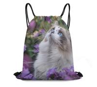 XOPEKVLAWM Drawstring Backpack Gym Bag In The Garden Backpack Cinch Tote Drawstring Bags for Sports String Bag