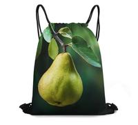 XOPEKVLAWM Drawstring Backpack Gym Bag Pears on The Tree Backpack Cinch Tote Drawstring Bags for Sports String Bag