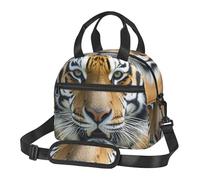 XOPEKVLAWM Insulated Lunch Bag Reusable Lunchbox Wild Animals Tiger Lunch Box Leakproof Cooler Bags for Work Picnic