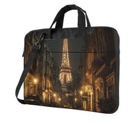 XOPEKVLAWM Laptop Bag 14 inch Shockproof Protective Cover Night Paris Eiffel Tower Laptop Sleeve Case Computer Carrying Bag
