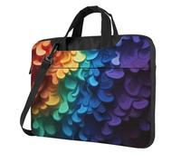XOPEKVLAWM Laptop Bag 14 inch Shockproof Protective Cover Rainbow pattern background Laptop Sleeve Case Computer Carrying Bag