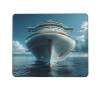 XOPEKVLAWM Mouse Pad Waterproof Computer Mousepad with Non-Slip Rubber Base Cruise Ship Mouse Pad Laptop Desk Pad Washable Gaming Mouse Mat for Laptop Office Home 10 x 12 inch