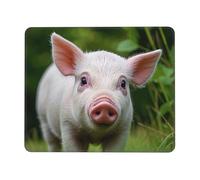 XOPEKVLAWM Mouse Pad Waterproof Computer Mousepad with Non-Slip Rubber Base Cute animal pig Mouse Pad Laptop Desk Pad Washable Gaming Mouse Mat for Laptop Office Home 8.3 x 10.3 in