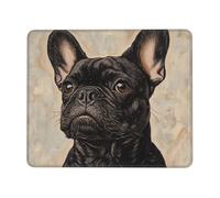XOPEKVLAWM Mouse Pad Waterproof Computer Mousepad with Non-Slip Rubber Base french bulldog Mouse Pad Laptop Desk Pad Washable Gaming Mouse Mat for Laptop Office Home 8.3 x 10.3 in