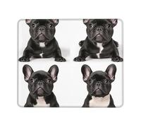 XOPEKVLAWM Mouse Pad Waterproof Computer Mousepad with Non-Slip Rubber Base french bulldog Mouse Pad Laptop Desk Pad Washable Gaming Mouse Mat for Laptop Office Home 7 x 8.6 in