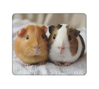 XOPEKVLAWM Mouse Pad Waterproof Computer Mousepad with Non-Slip Rubber Base Guinea Pigs Mouse Pad Laptop Desk Pad Washable Gaming Mouse Mat for Laptop Office Home 8.3 x 10.3 in