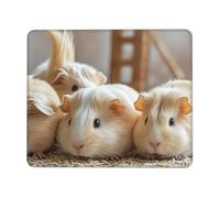 XOPEKVLAWM Mouse Pad Waterproof Computer Mousepad with Non-Slip Rubber Base Guinea Pigs Mouse Pad Laptop Desk Pad Washable Gaming Mouse Mat for Laptop Office Home 7 x 8.6 in