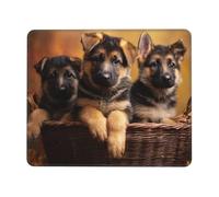 XOPEKVLAWM Mouse Pad Waterproof Computer Mousepad with Non-Slip Rubber Base Little german shepherd dog Mouse Pad Laptop Desk Pad Washable Gaming Mouse Mat for Laptop Office Home 7.9 x 9.5 in
