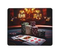 XOPEKVLAWM Mouse Pad Waterproof Computer Mousepad with Non-Slip Rubber Base Poker Tournament Mouse Pad Laptop Desk Pad Washable Gaming Mouse Mat for Laptop Office Home 10 x 12 inch