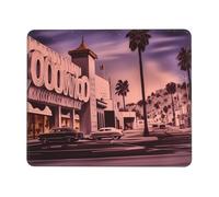 XOPEKVLAWM Mouse Pad Waterproof Computer Mousepad with Non-Slip Rubber Base The Old Hollywood Mouse Pad Laptop Desk Pad Washable Gaming Mouse Mat for Laptop Office Home 8.3 x 10.3 in