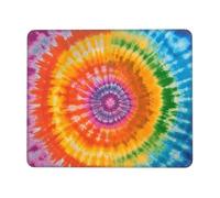 XOPEKVLAWM Mouse Pad Waterproof Computer Mousepad with Non-Slip Rubber Base tie dye rainbow Mouse Pad Laptop Desk Pad Washable Gaming Mouse Mat for Laptop Office Home 7 x 8.6 in
