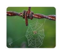 XOPEKVLAWM Mouse Pad with Stitched Edge Waterproof Computer Mousepad with Non-Slip Rubber Base Rusty Barbed Wire Mouse Pad Laptop Desk Pad Washable Gaming Mouse Mat for Laptop Office Home 25 * 30cm