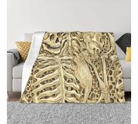 XOPEKVLAWM Throw Blanket for Couch Super Soft Cozy Bed Blanket Ultra-Soft Micro Weird Bone Pattern Blankets for All Season Warm Lightweight Fleece Throw Blankets for Sofa Bedroom Living Room 40"x30"