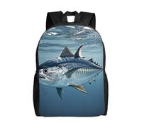 XOPEKVLAWM Travel Backpack for Women Men Laptop Backpack Bluefin Tuna Thunnus Daypack Computer Bag Lightweight Back Pack