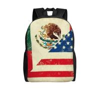 XOPEKVLAWM Travel Backpack for Women Men Laptop Backpack Mexican American Flag Daypack Computer Bag Lightweight Back Pack