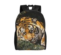 XOPEKVLAWM Travel Backpack for Women Men Laptop Backpack Tiger at rest Daypack Computer Bag Lightweight Back Pack