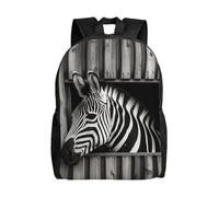 XOPEKVLAWM Travel Backpack for Women Men Laptop Backpack Zebra Pokes Its Head Out Daypack Computer Bag Lightweight Back Pack
