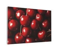 XOPEKVLAWM Wall Art Modern Abstract Poster Print Artwork for Living Room Canvas Paintings Chilean cherries Wall Pictures Canvas Prints Aesthetic Pictures for Bedroom Bathroom Decor 12"x18"