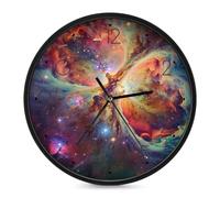 XOPEKVLAWM Wall Clock 10 Inch Non-Ticking Silent Modern Simple Style Round Decor Clocks Stunning Cloud Photos Clock Decorative Battery Operated Wall Clocks for Home Office Living Room Bedroom Kitchen
