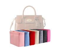 Xoppia Bag Organiser compatible with Mulberry Bayswater Satchel. Felt Insert Liner for Women Tote Handbag. (Beige, Style A: Exposure)