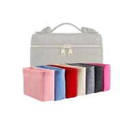Xoppia Bag Organizer compatible with Bottega Veneta Bang Bang. Felt Insert Liner for Women Handbag. (Beige, Style A: Exposure)