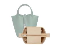 Xoppia Bag Organizer compatible with Hermes Picotin Lock 22 Bag. Felt Insert Liner for Women Handbag. (Brown, Style B)