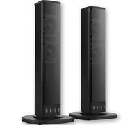 Xoro 2-in-1 Bluetooth Soundbar HSB 55 with 4 x 5 Watt Power, Compact Design, Can be Used as Separate Stereo Speaker or Soundbar, TWS Technology, 4000 mAh Battery