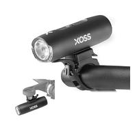 XOSS XL-400 Front Bike Light High Bright Cycle Light Rechargeable Waterproof Headlight with 5 Modes Mountain Road Bike Accessories, can Combine with Bike Computer(XL-400)