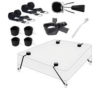 XoticPlay Bed Restraints Kits, Sexual Couple Spouse Sex Toys BDSM Bondage Gear Kit Suit with Soft Wrist Ankle Handcuffs Straps, Adult Sex Toys Sex Games Multifunction Restraint Design & Accessories