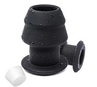 XoticPlay Hollow Anal Dilator Set - Silicone Butt Plug Dilator Enema with Plug, Soft Speculum Ass Trainer, Prostate Massage Plug for Men & Women - Adult Sex Toys for Anal Training for Sex Games (L)