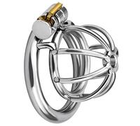 XoticPlay Male Chastity Device Hollow Out Design Cock Cage Locked Penis to Prevent Erection Bondage Breathable for Men Sex Toys Adult Game (L Ring)
