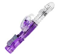 XoticPlay Rabbit G-Spot Vibrator Rotate & Thrust USB Recharge Butterfly Clitoralis Stimulator, G spot Dildo for Female Masturbator, Adults Sex Toys for Women Clitoral Stimulation