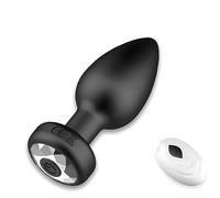 XoticPlay Vibrating Anal Plug - Remote Control Butt Plug & Prostate Massager with 10 Vibration Settings, Silicone Anal Toys, Anal Massage for Adults Sex Games