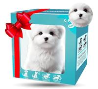 XoTiq Adult Robot Dog, My Lifelike Robotic Puppy, Walks, Barks and Wags Its Tail, a Plush Robotic Pet Toy Suitable for Boys and Girls Aged 3-8, Presented In Gift Box Packaging c