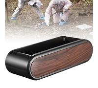 XoTiq Automatic Shoe Cover Dispenser, Smart Overshoes Dispenser， With 100 Disposable Plastic Overshoes Carpet, Foot Shoe Cover Box Shoe Cover Machine for Home Office Dust-Free Workshop black