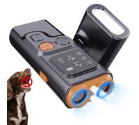 XoTiq Bark Control Device Ultrasonic Bark Deterrent 6-Metre Effective Range Dual-mode Operation + Led Illumination Indoor/outdoor Behavioural Correction Safe and Humane Rechargeable Bark Deterrent