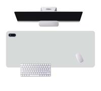 XoTiq Heated Mouse Mat, Desktop Heated Mouse Pad, 90×36Cm, 5 Heat Levels, Automatic Shut Off. Suitable for Computer Keyboards and Laptops, Ideal for Both Office and Home Use gray