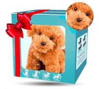 XoTiq My Lifelike Robot Puppy, Intelligent Ai Interactive Dog Toy, Realistic Canine Toy Puppy That Walks and Barks, Plush Pet for Boys and Girls Aged 3-8 Yellow