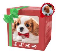 XoTiq My Lifelike Robotic Puppy, an Intelligent Ai Interactive Dog Toy, Features Walking, Barking and Tail-wagging Functions. This Plush Toy Is Suitable for Both Boys and Girls. b