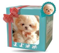 XoTiq My Realistic Robot Puppy, Interactive Plush Dog Toy That Walks, Barks and Wags Its Tail, Authentic Emotional Interaction Experience, Plush Toy Suitable for Boys and Girls c