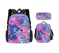 XOUPDA Cute School Backpack School Backpack with Lunch Box Gift for Boys Girls Cartoon 1 One Size Daypacks