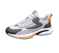 XOUSAEKM Running Shoes Mens Athletic Lightweight Comfortable Sports Trainers Leisure Contrast Colours Non Slip Outdoor Walking Shoes Fashion Casual Breathable Mesh Sneakers for Spring Summer