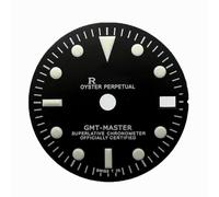 XOUVY Watch dials 28.5MM Dial for NH34, NH35 Movement GMT Dial Watch Repair Parts