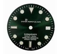 XOUVY Watch dials 29MM Dial Green Luminous Adaptation NH35/36 Movement Watch Repair Parts