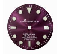 XOUVY Watch dials 29MM Dial Green Luminous Adaptation NH35/36 Movement Watch Repair Parts