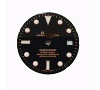 XOUVY Watch dials 29MM Rose gold nail dial literal green luminous for 2813.8200.8205.8215.4813.T16, etc.