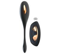 XOUXOU - wearable radio-controlled vibrating love egg (black)