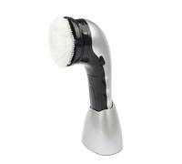 XOVP-023 Shoe Polish Machine Electric Shine Shoes Brush Cleaner Leather Polishing Machine Handheld Shoe Boot Care Wax Shining Sponge Polisher Electric Shoe Polishing Machine (Color : Silver)