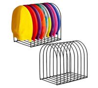 xowwyue 2Pcs Beanie Holder Organizer, Metal Hat Holder Display Stand, Reusable Wool Hat Holders, Knit Hats Display Shelf For Entryway, Bedroom, Wardrobe 26x17x23cm