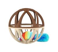xowwyue Balls for Cats | Bell Ball Interactive Cat Toys - Enrichment Pet Supplies for Kitten Dog Puppy Chew Exercise Stimulation Indoor Games Training Chasing Play Birthday